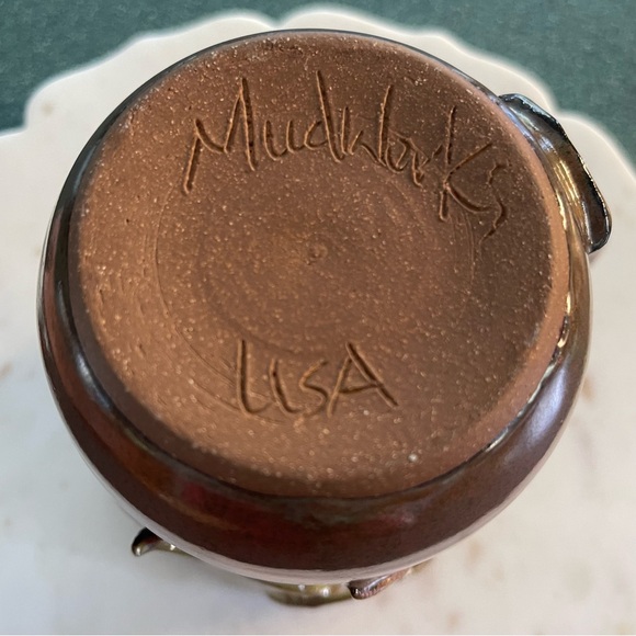 Mudworks Pottery Sunflower Mug 3D Handmade USA - Picture 4 of 8